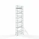 Alumiiniumtellingud 135х305 13,2 m töökõrgus* koos kokkupandavate piiretega ühel küljel Alumiiniumtellingud 135х305 13,2 m töökõrgus* koos kokkupandavate piiretega ühel küljel