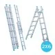Kaheosaline redel 2x6 astet