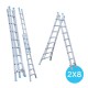 Kaheosaline redel 2x8 astet Kaheosaline redel 2x8 astet