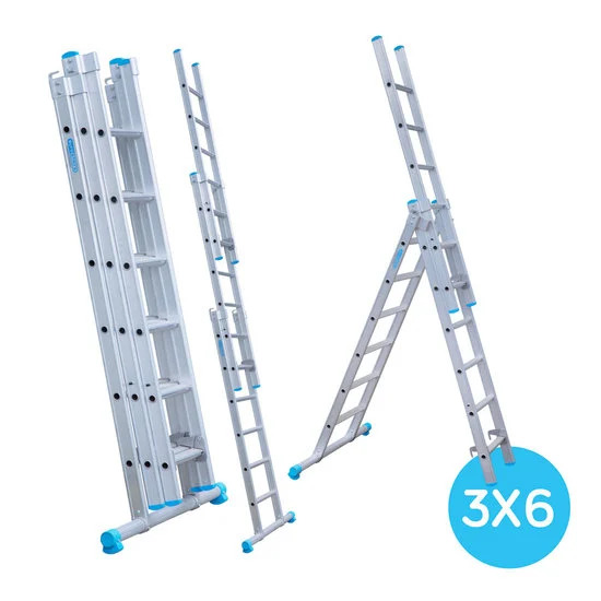 Kolmeosaline redel 3x6 Kolmeosaline redel 3x6