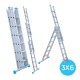 Kolmeosaline redel 3x6 Kolmeosaline redel 3x6