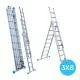 Kolmeosaline redel 3x8