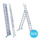 Kolmeosaline redel 3x9 Kolmeosaline redel 3x9
