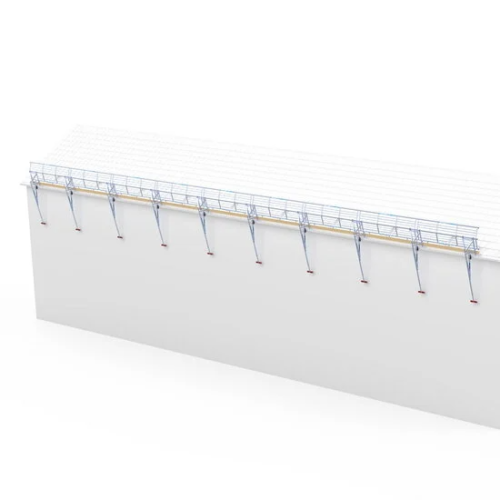 Алюминиевые ограждения Safety Guard Systems для крыши, длиной 27 метра