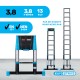 Eurostairs teleskoopredel 3,8 M Eurostairs teleskoopredel 3,8 M