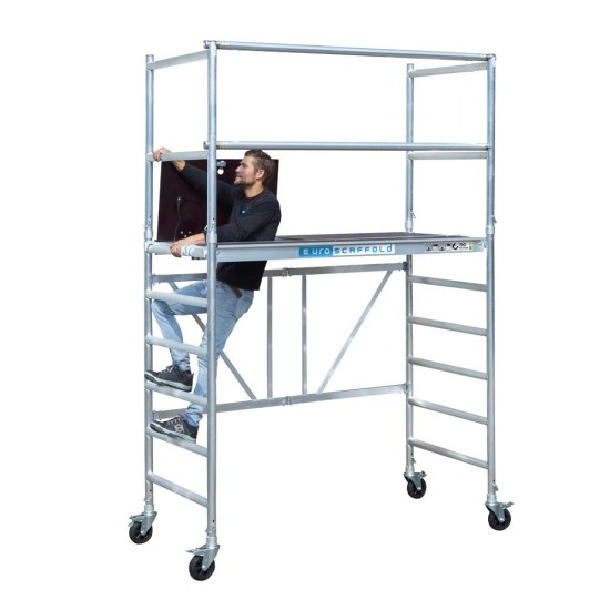 Kokkupandav Alumiiniumtorn / maalripukk 75х190 3,8 m töökõrgus*