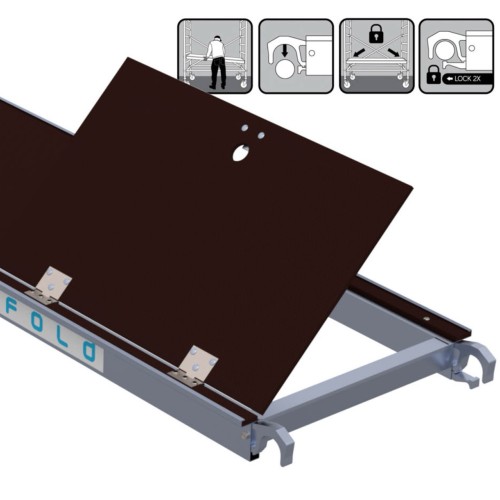 Platvorm luugiga 140x60 cm