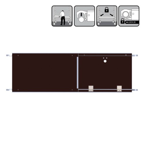 Platvorm luugiga 140x60 cm