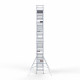 Alumīnija tornis 135х305 cm 14,2m darba augstums* ar oglekļa platformu Alumīnija tornis 135х305 cm 14,2m darba augstums* ar oglekļa platformu