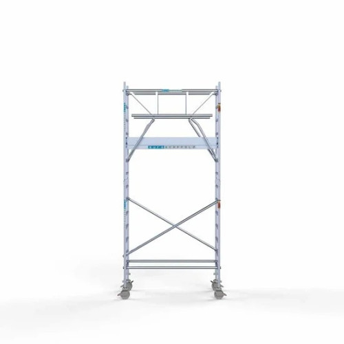 Alumiiniumtellingud koos kokkupandavate piiretega mõlemal poolel 90x190 5,2 m töökõrgus* Carbon