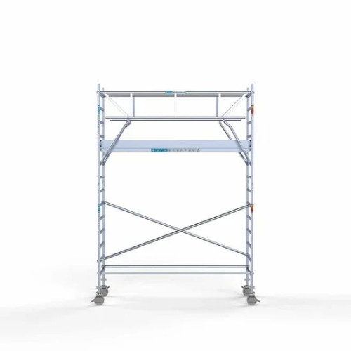 Alumiiniumtellingud koos kokkupandavate piiretega mõlemal poolel 90x305 5,2 m töökõrgus* Carbon