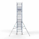 Alumiiniumtellingud 90х190 6,2 m töökõrgus* koos kokkupandavate piiretega mõlemal poolel Alumiiniumtellingud 90х190 6,2 m töökõrgus* koos kokkupandavate piiretega mõlemal poolel