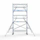 Alumiiniumtellingud 90х250 6,2 m töökõrgus* koos kokkupandavate piiretega mõlemal poolel Alumiiniumtellingud 90х250 6,2 m töökõrgus* koos kokkupandavate piiretega mõlemal poolel