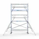 Alumiiniumtellingud 90х305 6,2 m töökõrgus* koos kokkupandavate piiretega mõlemal poolel Alumiiniumtellingud 90х305 6,2 m töökõrgus* koos kokkupandavate piiretega mõlemal poolel