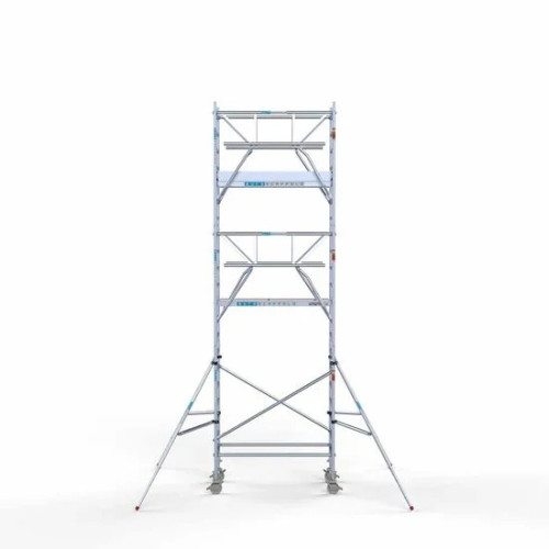 Alumiiniumtellingud koos kokkupandavate piiretega mõlemal poolel 90x190 7,2 m töökõrgus* Carbon