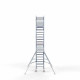 Alumiiniumtellingud 90х190 7,2 m töökõrgus* Carbon koos kokkupandavate piiretega mõlemal poolel Alumiiniumtellingud 90х190 7,2 m töökõrgus* Carbon koos kokkupandavate piiretega mõlemal poolel
