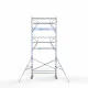 Alumiiniumtellingud 90х250 7,2 m töökõrgus* Carbon koos kokkupandavate piiretega mõlemal poolel Alumiiniumtellingud 90х250 7,2 m töökõrgus* Carbon koos kokkupandavate piiretega mõlemal poolel