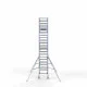 Alumiiniumtellingud 90х250 7,2 m töökõrgus* Carbon koos kokkupandavate piiretega mõlemal poolel Alumiiniumtellingud 90х250 7,2 m töökõrgus* Carbon koos kokkupandavate piiretega mõlemal poolel
