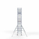 Alumiiniumtellingud 90х250 7,2 m töökõrgus* koos kokkupandavate piiretega mõlemal poolel Alumiiniumtellingud 90х250 7,2 m töökõrgus* koos kokkupandavate piiretega mõlemal poolel