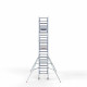 Alumiiniumtellingud 90х305 7,2 m töökõrgus* Carbon koos kokkupandavate piiretega mõlemal poolel Alumiiniumtellingud 90х305 7,2 m töökõrgus* Carbon koos kokkupandavate piiretega mõlemal poolel