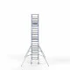 Alumiiniumtellingud 90х305 7,2 m töökõrgus* koos kokkupandavate piiretega mõlemal poolel Alumiiniumtellingud 90х305 7,2 m töökõrgus* koos kokkupandavate piiretega mõlemal poolel
