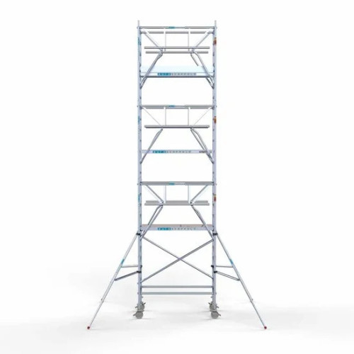 Alumiiniumtellingud koos kokkupandavate piiretega mõlemal poolel 90x190 8,2 m töökõrgus* Carbon