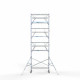 Alumiiniumtellingud 90х250 9,2 m töökõrgus* koos kokkupandavate piiretega mõlemal poolel Alumiiniumtellingud 90х250 9,2 m töökõrgus* koos kokkupandavate piiretega mõlemal poolel