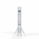 Alumiiniumtellingud 90х250 9,2 m töökõrgus* koos kokkupandavate piiretega mõlemal poolel Alumiiniumtellingud 90х250 9,2 m töökõrgus* koos kokkupandavate piiretega mõlemal poolel