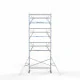 Alumiiniumtellingud 90х305 9,2 m töökõrgus* koos kokkupandavate piiretega mõlemal poolel Alumiiniumtellingud 90х305 9,2 m töökõrgus* koos kokkupandavate piiretega mõlemal poolel