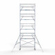 Alumiiniumtellingud 90х305 10,2 m töökõrgus* Carbon koos kokkupandavate piiretega mõlemal poolel Alumiiniumtellingud 90х305 10,2 m töökõrgus* Carbon koos kokkupandavate piiretega mõlemal poolel