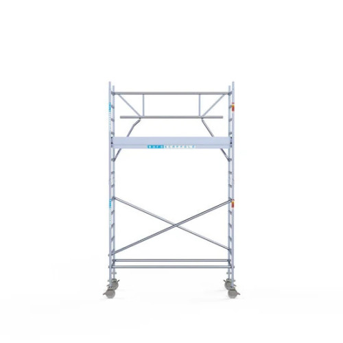 Alumiiniumtellingud 90х250 5,2 m töökõrgus* Carbon koos kokkupandavate piiretega ühel küljel