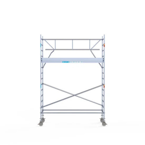 Alumiiniumtellingud 90х305 5,2 m töökõrgus* Carbon koos kokkupandavate piiretega ühel küljel