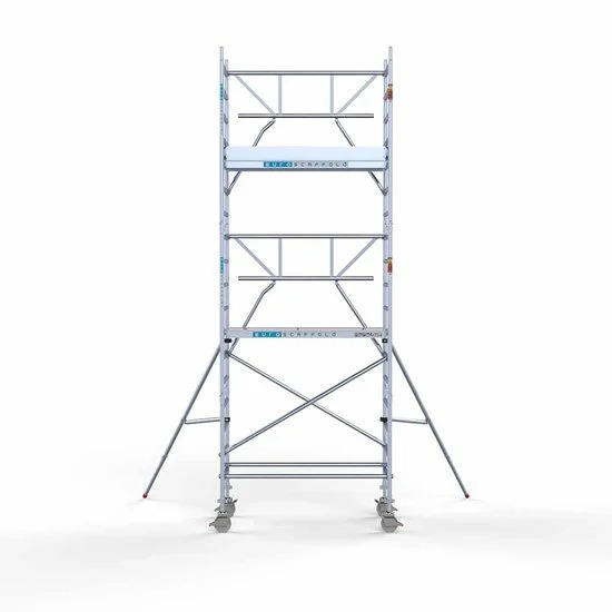 Alumiiniumtellingud 90х190 6,2 m töökõrgus* Carbon koos kokkupandavate piiretega ühel küljel Alumiiniumtellingud 90х190 6,2 m töökõrgus* Carbon koos kokkupandavate piiretega ühel küljel