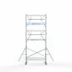 Alumiiniumtellingud 90х250 7,2 m töökõrgus* Carbon koos kokkupandavate piiretega ühel küljel Alumiiniumtellingud 90х250 7,2 m töökõrgus* Carbon koos kokkupandavate piiretega ühel küljel