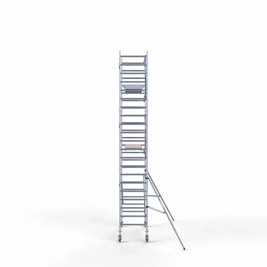 Alumiiniumtellingud 90х250 7,2 m töökõrgus* Carbon koos kokkupandavate piiretega ühel küljel Alumiiniumtellingud 90х250 7,2 m töökõrgus* Carbon koos kokkupandavate piiretega ühel küljel