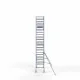 Alumiiniumtellingud 90х250 7,2 m töökõrgus* Carbon koos kokkupandavate piiretega ühel küljel Alumiiniumtellingud 90х250 7,2 m töökõrgus* Carbon koos kokkupandavate piiretega ühel küljel