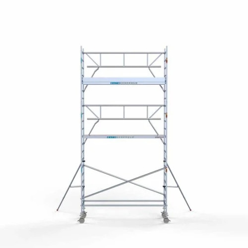 Alumiiniumtellingud 90х305 7,2 m töökõrgus* Carbon koos kokkupandavate piiretega ühel küljel