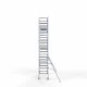 Alumiiniumtellingud 90х305 7,2 m töökõrgus* koos kokkupandavate piiretega ühel küljel Alumiiniumtellingud 90х305 7,2 m töökõrgus* koos kokkupandavate piiretega ühel küljel