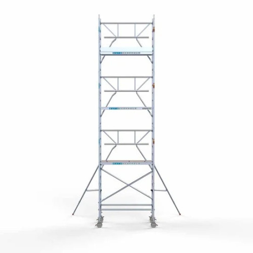 Alumiiniumtellingud 75х190 8,2 m töökõrgus* koos kokkupandavate piiretega ühel küljel