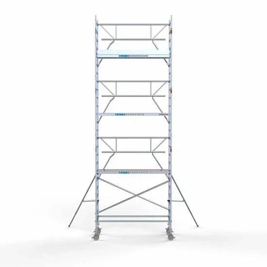Alumiiniumtellingud 90х250 8,2 m töökõrgus* Carbon koos kokkupandavate piiretega ühel küljel Alumiiniumtellingud 90х250 8,2 m töökõrgus* Carbon koos kokkupandavate piiretega ühel küljel