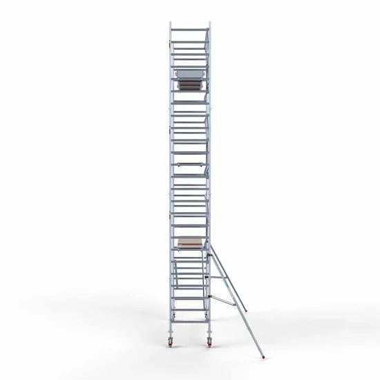 Alumiiniumtellingud 90х305 8,2 m töökõrgus* Carbon koos kokkupandavate piiretega ühel küljel