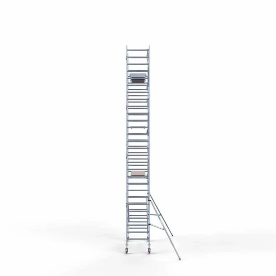 Alumiiniumtellingud 90х250 9,2 m töökõrgus* koos kokkupandavate piiretega ühel küljel Alumiiniumtellingud 90х250 9,2 m töökõrgus* koos kokkupandavate piiretega ühel küljel