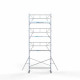Alumiiniumtellingud 90х305 9,2 m töökõrgus* koos kokkupandavate piiretega ühel küljel Alumiiniumtellingud 90х305 9,2 m töökõrgus* koos kokkupandavate piiretega ühel küljel