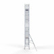 Alumiiniumtellingud 90х190 10,2 m töökõrgus* Carbon koos kokkupandavate piiretega ühel küljel Alumiiniumtellingud 90х190 10,2 m töökõrgus* Carbon koos kokkupandavate piiretega ühel küljel