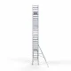 Alumiiniumtellingud 75х190 10,2 m töökõrgus* koos kokkupandavate piiretega ühel küljel