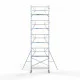 Alumiiniumtellingud 90х250 10,2 m töökõrgus* koos kokkupandavate piiretega ühel küljel