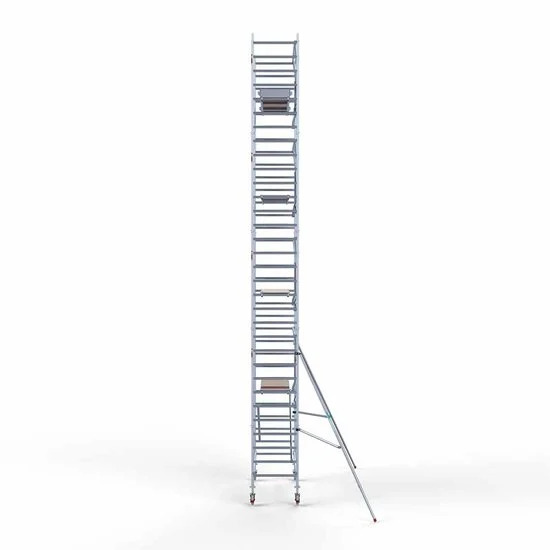 Alumiiniumtellingud 90х250 10,2 m töökõrgus* koos kokkupandavate piiretega ühel küljel Alumiiniumtellingud 90х250 10,2 m töökõrgus* koos kokkupandavate piiretega ühel küljel