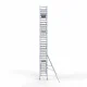 Alumiiniumtellingud 90х250 10,2 m töökõrgus* koos kokkupandavate piiretega ühel küljel