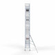 Alumiiniumtellingud 90х305 10,2 m töökõrgus* Carbon koos kokkupandavate piiretega ühel küljel Alumiiniumtellingud 90х305 10,2 m töökõrgus* Carbon koos kokkupandavate piiretega ühel küljel