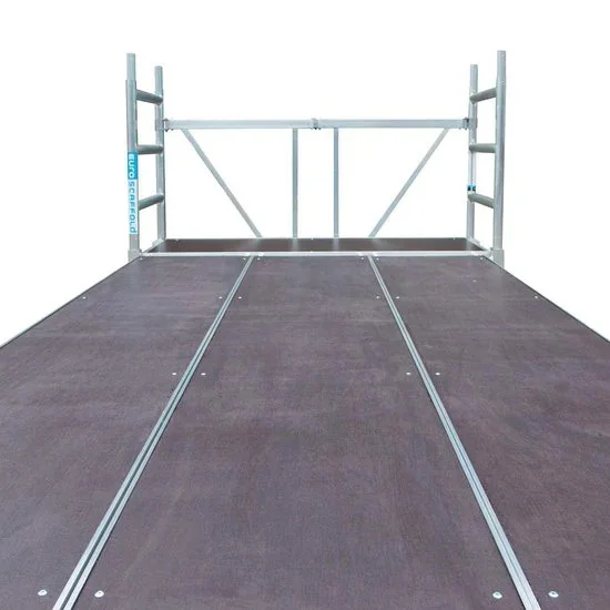 Andamios de aluminio multiplataforma plegables 190*400 cm, 6 peldaños Andamios de aluminio multiplataforma plegables 190*400 cm, 6 peldaños